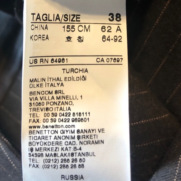 United Colors of Benetton size 2 (38) pencil skirt - Picture 5 of 5